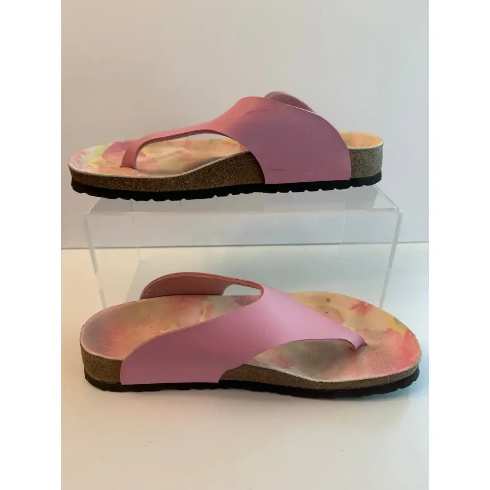 Birki’s by Birkenstock Maui Thong Sandals Women’s Size 9 EU 40 Pink Birko-Flor